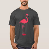 Groot roze Flamingo T-shirt (Voorkant)
