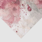 Groot roze geïnspireerd bloemenweefselpapier tissuepapier (Detail)