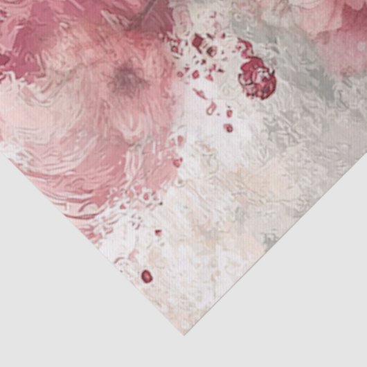 Groot roze  geïnspireerd bloemenweefselpapier tissuepapier (Detail)