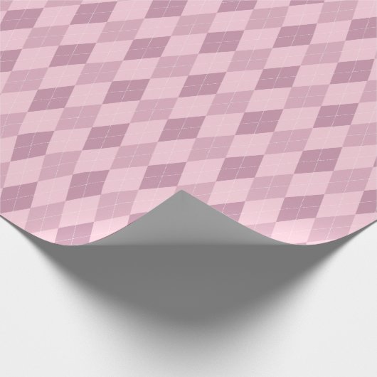 Groot roze tonnen, stijlpapier cadeaupapier (Hoek)