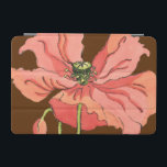 Groot roze ventiel met diepe rode achtergrond iPad mini cover<br><div class="desc">Een grote roze bloem rust op een diepe rode achtergrond in dit schilderij van Nancy Slocum. De bloem is levendig en vol bloei. Een verbluffend cadeau voor een speciale persoon in je leven!</div>