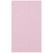 Groot roze/wit Gingham controleert patroon geometr Tafelkleed (Voorkant)