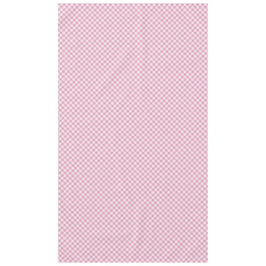 Groot roze/wit Gingham controleert patroon geometr Tafelkleed (Voorkant)