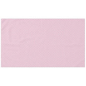 Groot roze/wit Gingham controleert patroon geometr Tafelkleed (Voorkant (Horizontaal))
