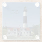 Groot Sable Lighthouse glassc onderzetter (Achterkant)