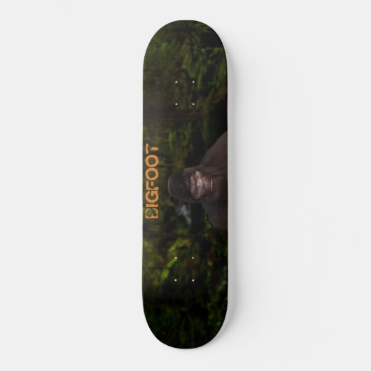 GROOT SASQUATCH IN DE BOSSEN PERSOONLIJK SKATEBOARD (Voorkant)
