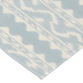 Groot Schaal Celadon Ikat, Crème Weefsel Tafelkleed (Gekanteld)