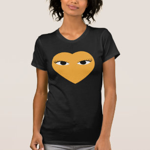 Groot Schattige Hart met Eyes T Shirt