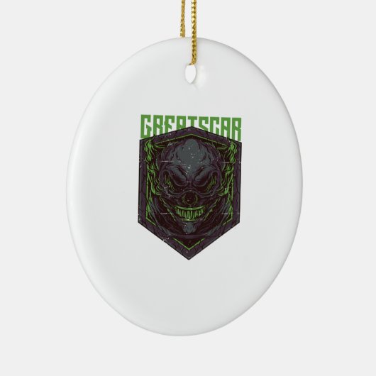 GROOT SCHERM KERAMISCH ORNAMENT (Rechts)