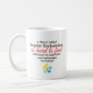 Groot septisch technicus Gepersonaliseerde naam ca Koffiemok