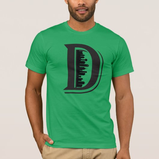 groot shirt D dallas skyline (Voorkant)