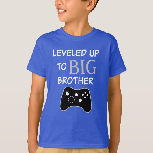 Groot shirt voor Big Brother Boys Gaming grappig (Voorkant)