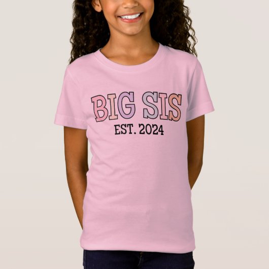 Groot SIS EST 2024 Shirt | Aankondiging Baby (Voorkant)