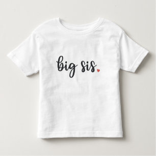 Groot Sis met hart Kinder Shirts