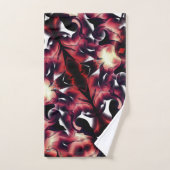 Groot spiegelen van licht gesculpeerd, op wit bad handdoek (Handdoek)