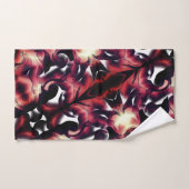 Groot spiegelen van licht gesculpeerd, op wit bad handdoek (Handdoek)