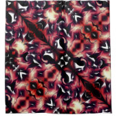 Groot spiegelen van licht gesculpeerd, op wit douchegordijn (Voorkant)