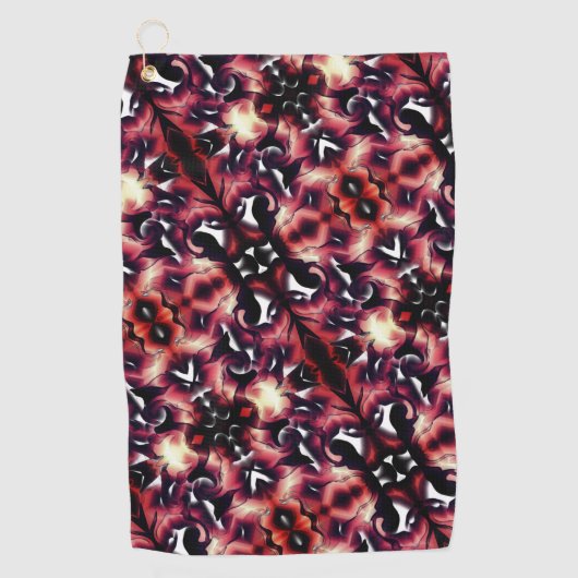 Groot spiegelen van licht gesculpeerd, op wit golfhanddoek (Voorkant)