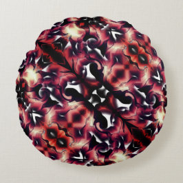 Groot spiegelen van licht gesculpeerd, op wit rond kussen