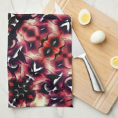 Groot spiegelen van licht gesculpeerd, op wit theedoek (Quarter Fold)