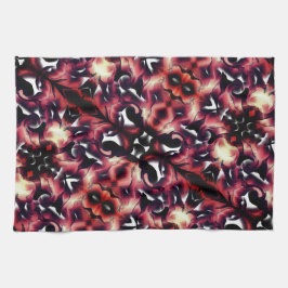 Groot spiegelen van licht gesculpeerd, op wit theedoek