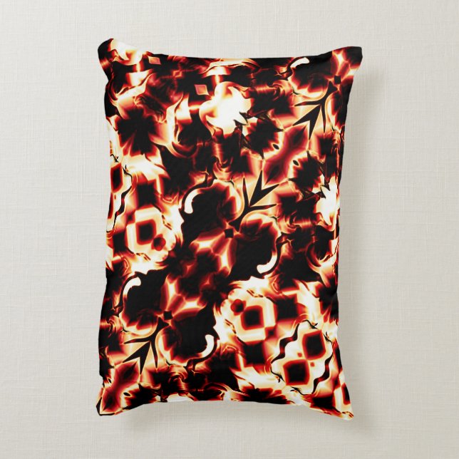 Groot spiegelen van licht gesculpte vormen accent kussen (Achterkant (Verticaal))