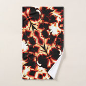 Groot spiegelen van licht gesculpte vormen bad handdoek (Handdoek)