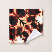 Groot spiegelen van licht gesculpte vormen bad handdoek (Wasdoekje)