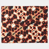 Groot spiegelen van licht gesculpte vormen fleece deken (Voorkant (Horizontaal))