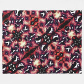 Groot spiegelen van licht gesculpte vormen fleece deken (Voorkant (Horizontaal))