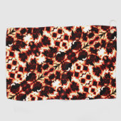 Groot spiegelen van licht gesculpte vormen golfhanddoek (Horizontaal)