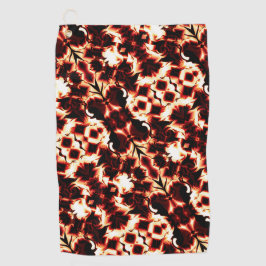 Groot spiegelen van licht gesculpte vormen golfhanddoek