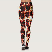 Groot spiegelen van licht gesculpte vormen leggings (Achterkant)