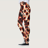 Groot spiegelen van licht gesculpte vormen leggings (Links)