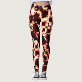Groot spiegelen van licht gesculpte vormen leggings