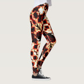 Groot spiegelen van licht gesculpte vormen leggings (Rechts)