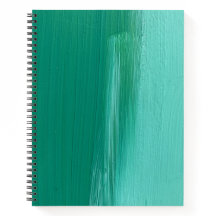 Groot spiraalnotitieboek in Bermuda Shores-ontwerp