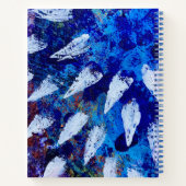 Groot spiraalvormig Notitieboek in Skyburst Design (Achterkant)