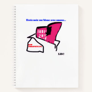 Groot spiralenboek- Boom! It's Made With Love. Notitieboek