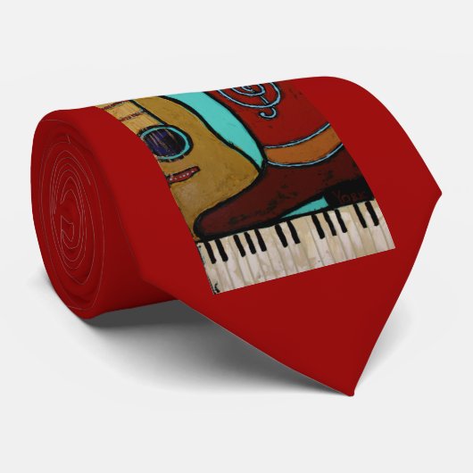 groot stropdas muziekstad (Opgerold)