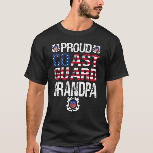 Groot T-shirt van de kustwacht van de EU (Voorkant)