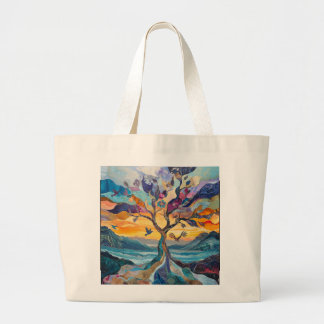 Groot Tas, overal, altijd en overal, boompje Grote Tote Bag