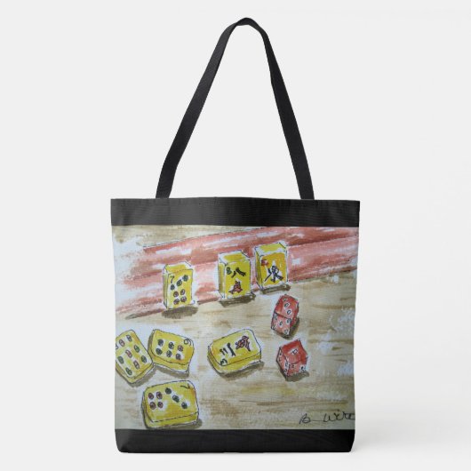 Groot Tas voor Mah Jongg Lovers (Voorkant)