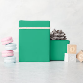 groot teal-groen, map-achtige veelhoek  cadeaupapier