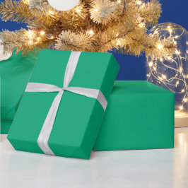 groot teal-groen, map-achtige veelhoek  cadeaupapier