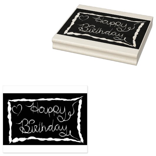 Groot: Tekening Sjabloon Verjaardag Rubber Stamp Rubberstempel (Gestempeld)