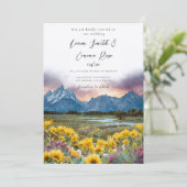 GROOT TETON NATIONAAL PARK Berghemel Kaart (Staand voorkant)