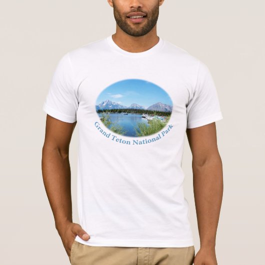 Groot Teton National Park. Landschapsbeeld T-shirt (Voorkant)