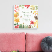 Groot, Thankful en Gezegend Oogst Canvas Afdruk (Insitu (Woonkamer))