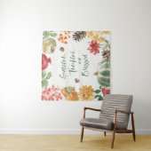 Groot, Thankful en Gezegend Oogst Wandkleed (In situ)